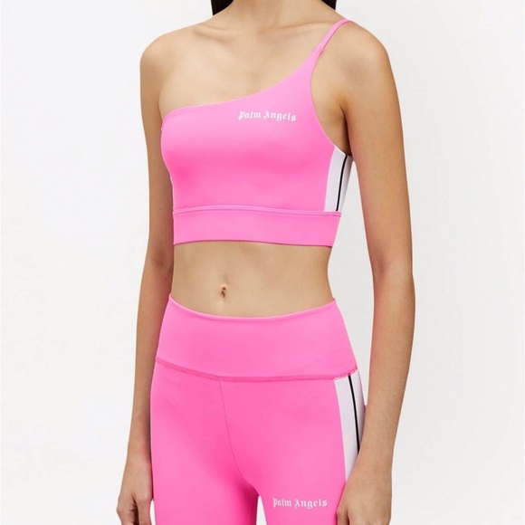 NEW PALM ANGELS pink work out set size XS - Picture 2 of 10